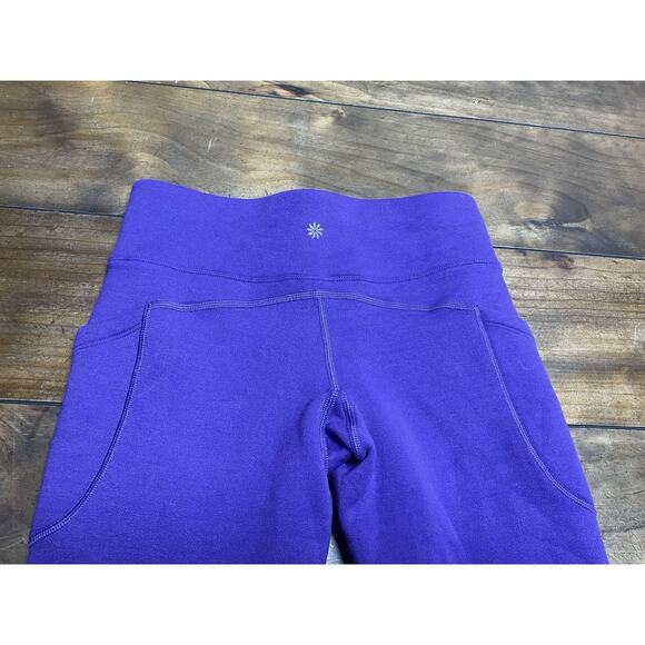 ATHLETA GIRL Polartec Stash Tight Iris Violet Size XL 14 - Picture 5 of 9